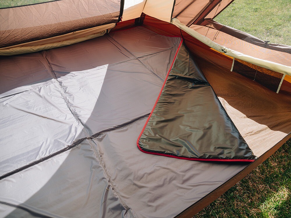 Snow Peak tent works as complete base camp and panoramic observatory